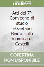 Atti del 7° Convegno di studio «Gaetano Bindi» sulla maiolica di Castelli libro