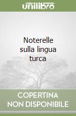 Noterelle sulla lingua turca