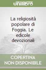 La religiosità popolare di Foggia. Le edicole devozionali libro