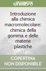 Introduzione alla chimica macromolecolare: chimica della gomma e delle materie plastiche