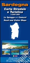 Cartina Sardegna stradale e turistica 1:300.000 libro