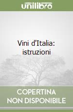 Vini d'Italia: istruzioni libro