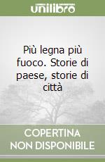 Più legna più fuoco. Storie di paese, storie di città libro