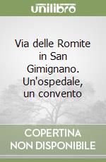 Via delle Romite in San Gimignano. Un'ospedale, un convento libro