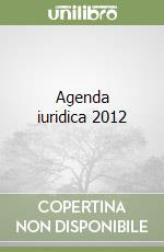 Agenda iuridica 2012 libro