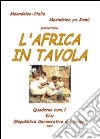 L'Africa in tavola libro