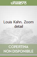 Louis Kahn. Zoom detail libro