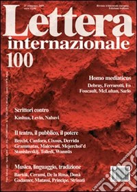 Lettera Internazionale. Vol. 100 libro