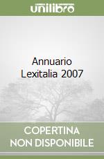 Annuario Lexitalia 2007 libro