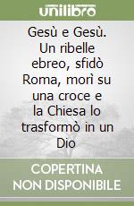 Gesù e Gesù. Un ribelle ebreo, sfidò Roma, morì su una croce e la Chiesa lo trasformò in un Dio libro