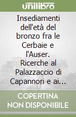 Insediamenti dell'età del bronzo fra le Cerbaie e l'Auser. Ricerche al Palazzaccio di Capannori e ai cavi di Orentano (Castelfranco di Sotto) libro