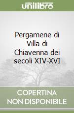 Pergamene di Villa di Chiavenna dei secoli XIV-XVI libro