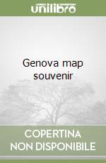 Genova map souvenir libro