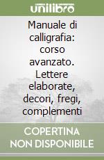 Manuale di calligrafia: corso avanzato. Lettere elaborate, decori, fregi, complementi libro