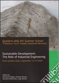 Sustainable development. The role of infustrial engineering libro