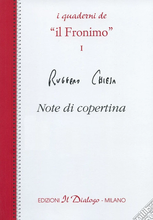Note di copertina