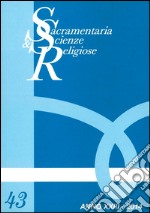 Sacramentaria e scienze religiose. Vol. 43 libro