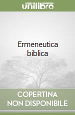 Ermeneutica biblica libro