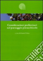 Considerazioni preliminari sul paesaggio pistacchicolo libro