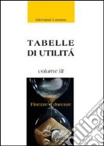 Finezze e durezze. Tabelle di utilità libro