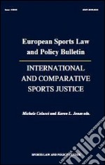 International and comparative sports justice libro