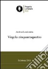 Virgola cinquantaquattro libro