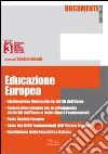 Educazione europea libro di Liberali Sandro