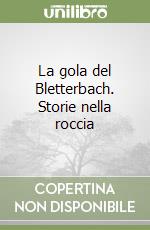 La gola del Bletterbach. Storie nella roccia libro