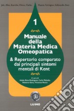 Manuale della materia medica omeopatica e repertorio comparato dai principali sintomi mentali di Kent. Vol. 1