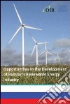 Opportunities in the development of Russian's. Renewable energy industry libro