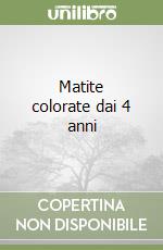 Matite colorate dai 4 anni libro