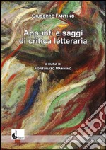 Appunti e saggi di critica letteraria