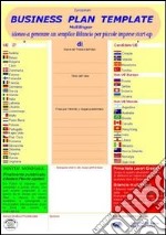 European business plan template multilingue. Idoneo a generare un semplice bilancio per piccole imprese start-up libro