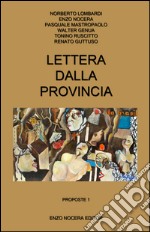 Lettera dalla provincia. Proposte 1 libro