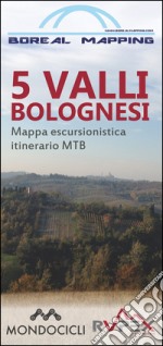 5 valli bolognesi. Mappa escursionistica dell'itinerario