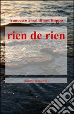 Rien de rien libro