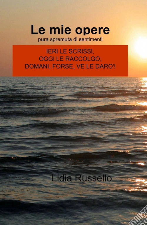 Le mie opere