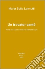 Un trovator cantò libro