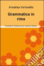 Grammatica in rima libro