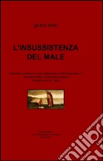 L'insussistenza del male libro