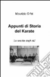 Appunti di storia del karate libro