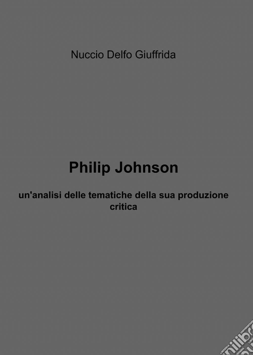 Philip Johnson