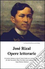 José Rizal. Opere letterarie libro