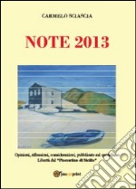 Note 2013 libro