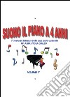 Suono il piano a 4 anni libro