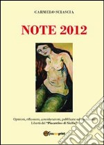 Note 2012 libro