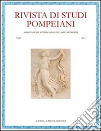 Rivista di studi pompeiani (2013). Vol. 24 libro
