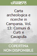 Carta archeologica e ricerche in Campania. Vol. 13: Comuni di Curti e Casapulla libro