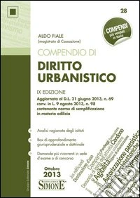 Compendio di diritto urbanistico libro