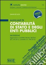 Manuale di contabilità di Stato e degli enti pubblici libro